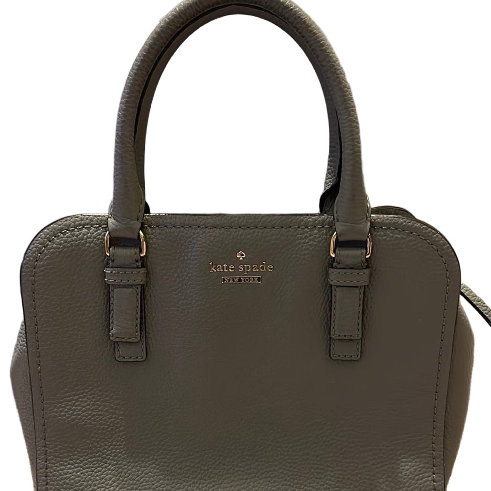 Kate Spade Olive Green Satchel inside needs cleaning otherwise great condition
